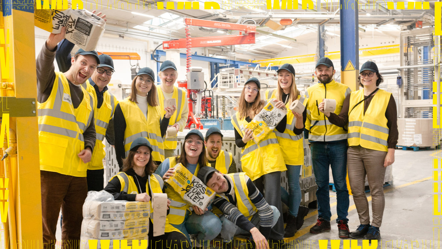 Die erste Verpackung aus WILDPLASTIC® im Supermarktregal