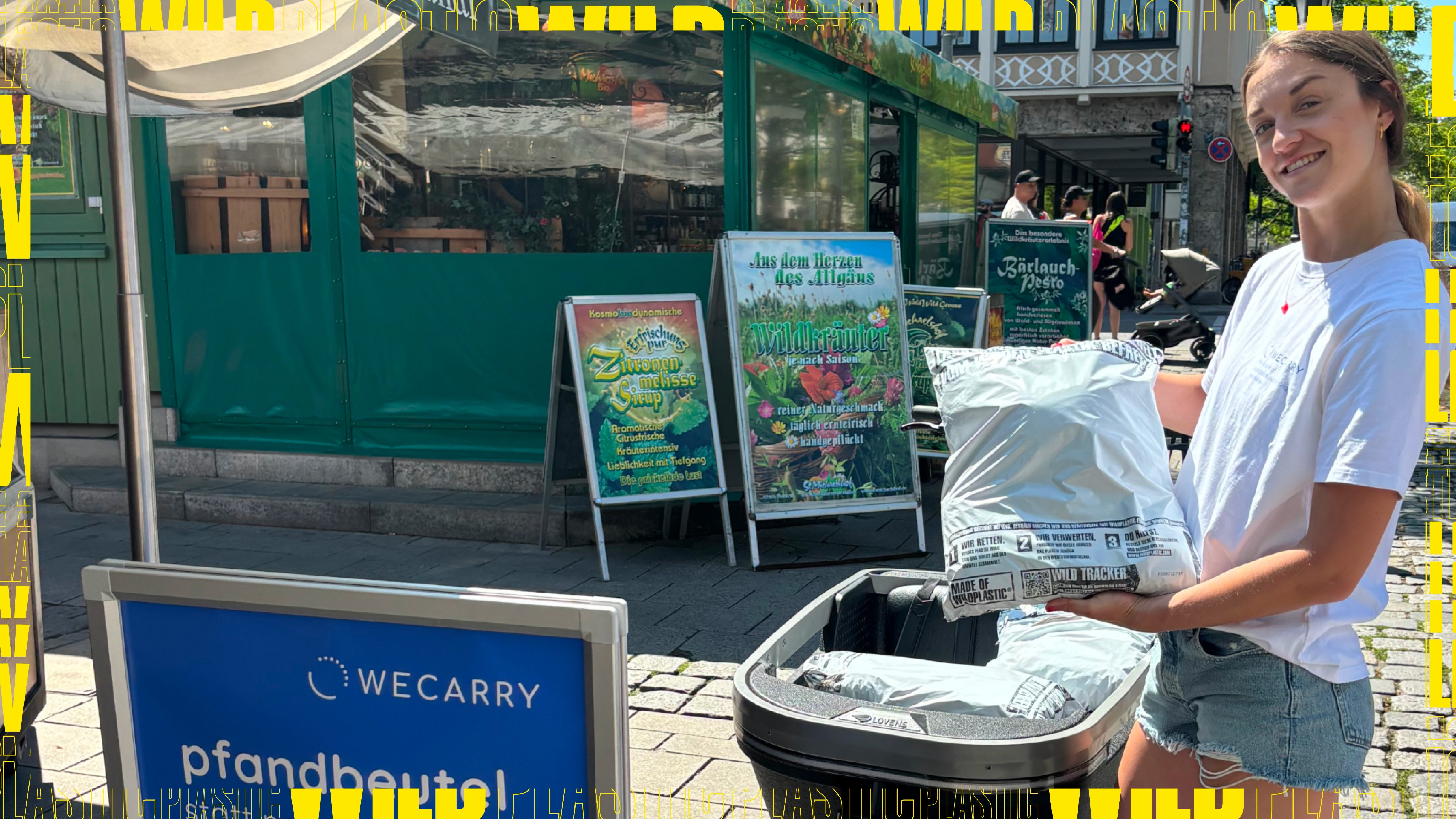 Gemeinsam für weniger Müll beim nächsten Bäckereibesuch - WILDPLASTIC® und WECARRY